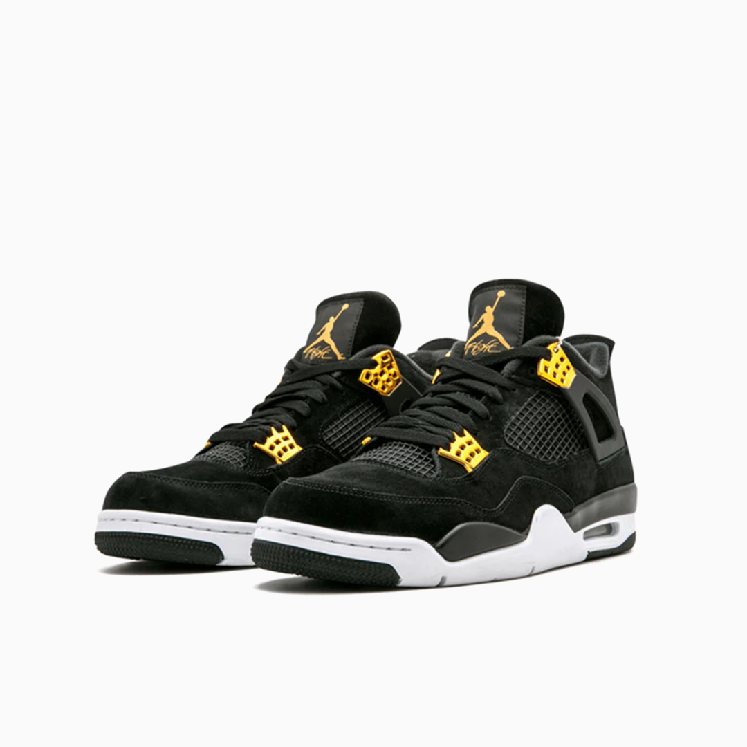air jordan 4 gold and black