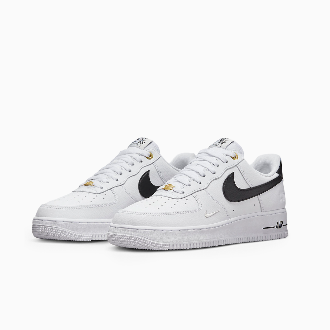 Nike Air Force 1 Low 40th Anniversary White Black Sneakers – GOAT AE