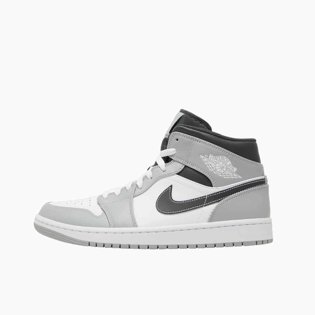 Air Jordan 1 Mid Light Smoke Gray Sneakers – GOAT AE