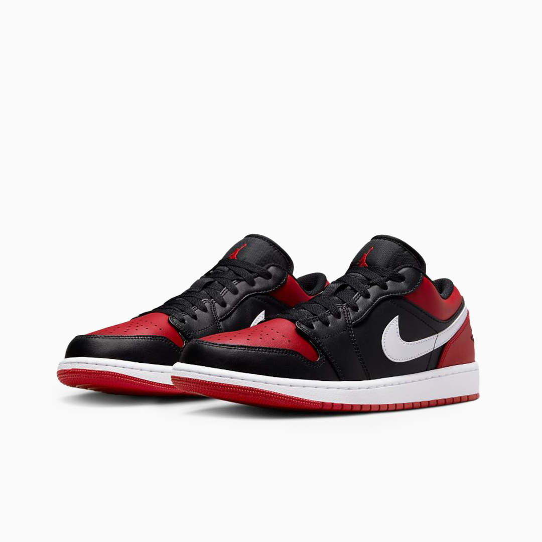 Air Jordan 1 Low Alternate Bred Toe Black Gym Red Sneakers – GOAT AE